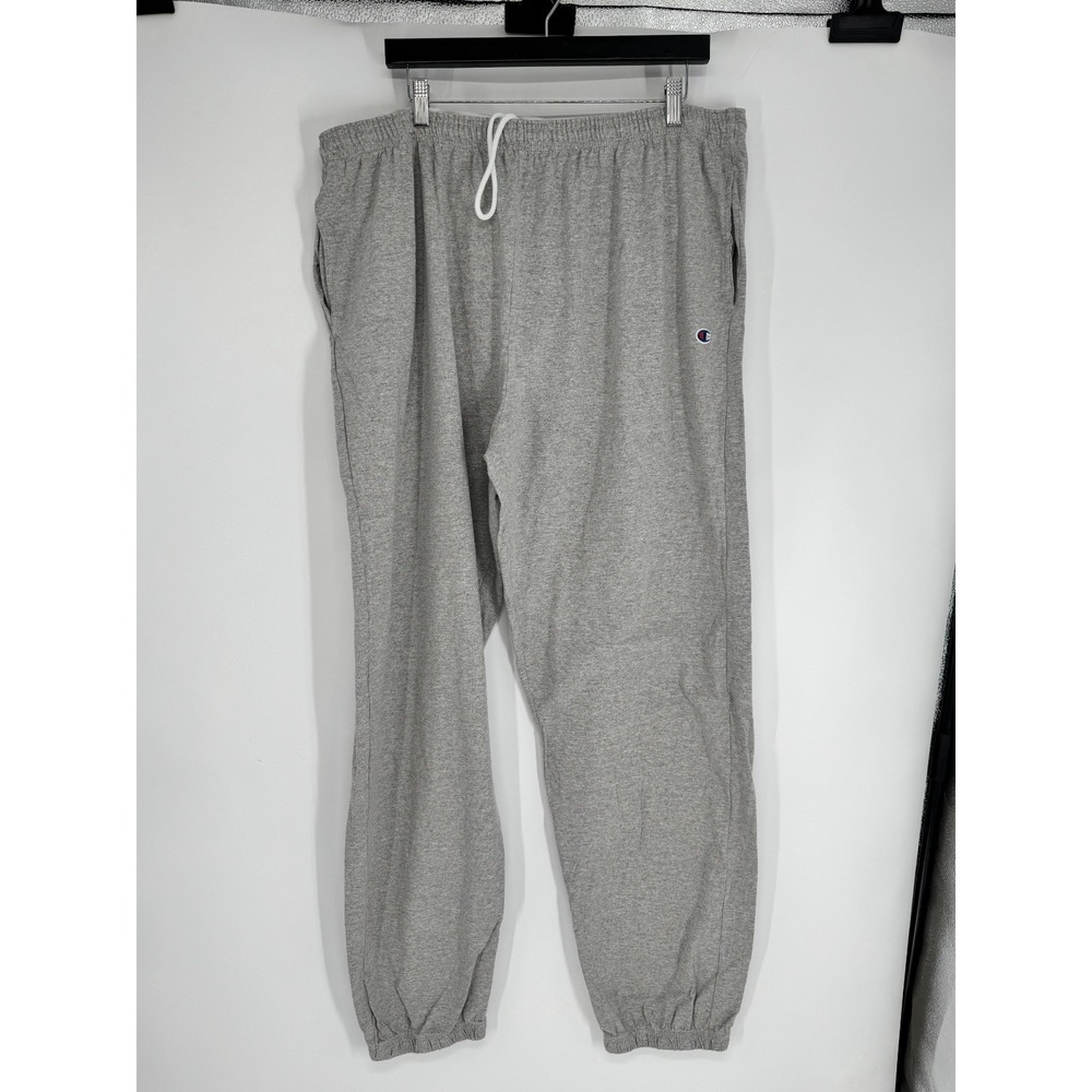 Champion Jersey Sweatpants Joggers Mens 3XLT 3XT 3XL Tall Lightweight Baggy Grey